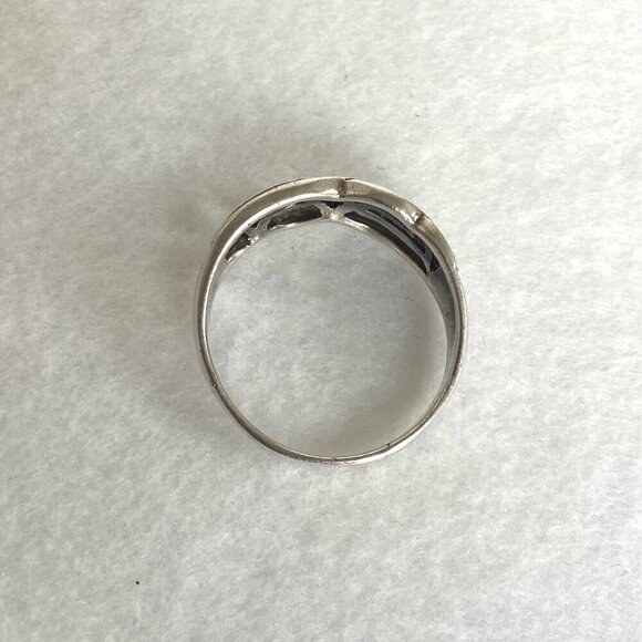 Sterling Silver 925 Celtic Knot Unisex 11MM Wide Band Ring Sz 12 - Picture 7 of 15